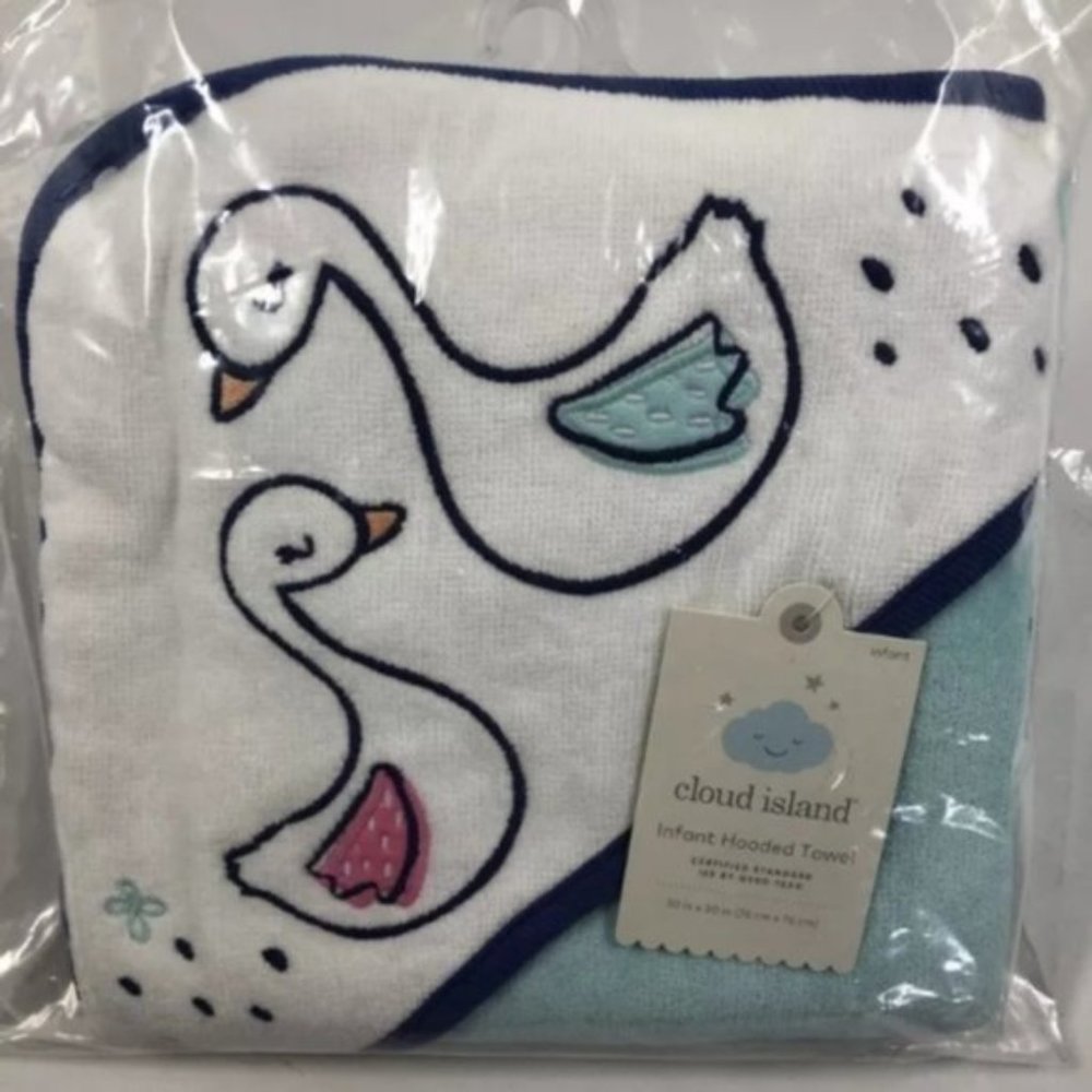 Set of 2 NWT Baby Gooslings Hooded Towels - Picture 2 of 4